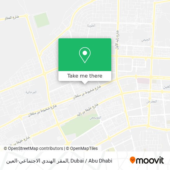 المقر الهندي الاجتماعي-العين map