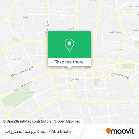 روضة الخضروات map