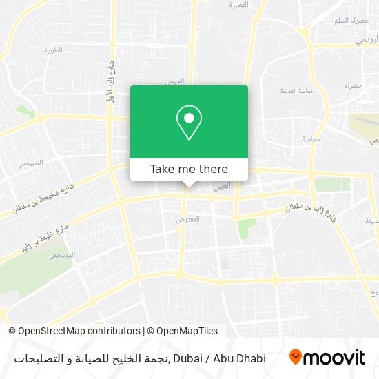 نجمة الخليج للصيانة و التصليحات map