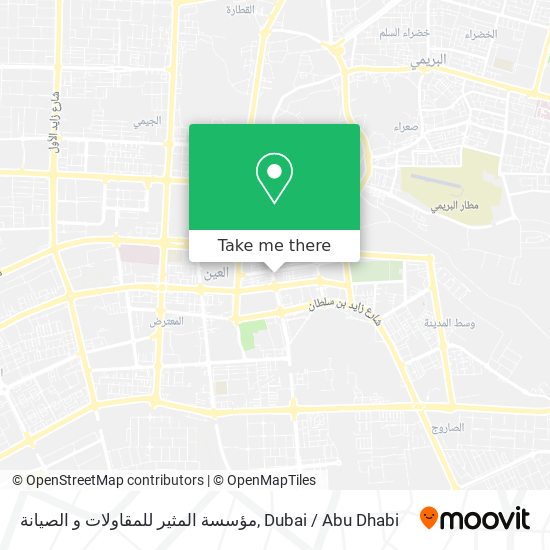 مؤسسة المثير للمقاولات و الصيانة map