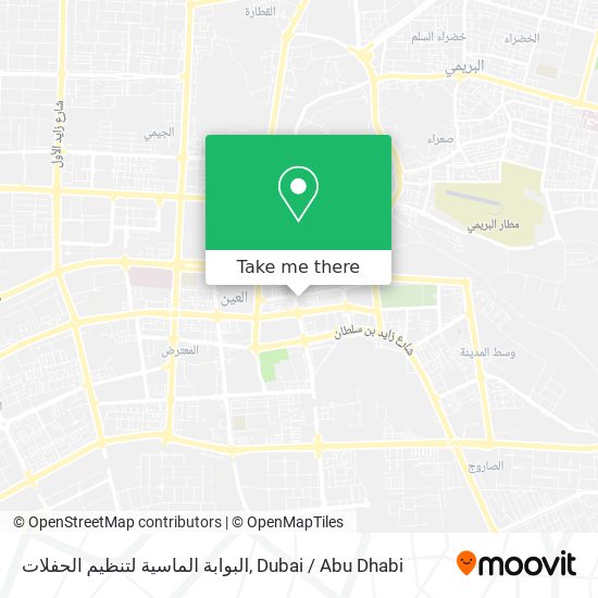 البوابة الماسية لتنظيم الحفلات map