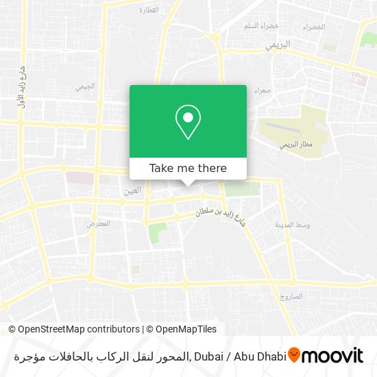 المحور لنقل الركاب بالحافلات مؤجرة map