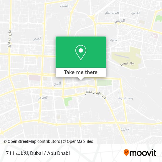 711 للأثاث map