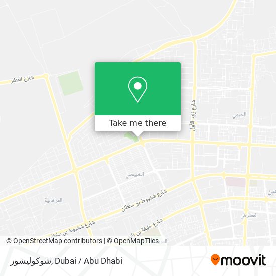 شوكوليشوز map