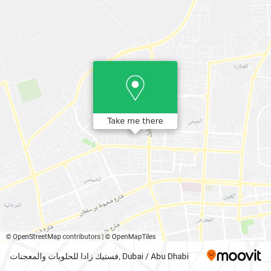 فستيك زادا للحلويات والمعجنات map