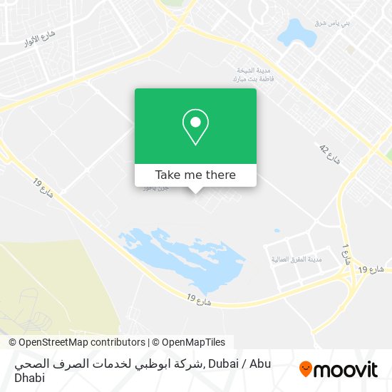 شركة ابوظبي لخدمات الصرف الصحي map