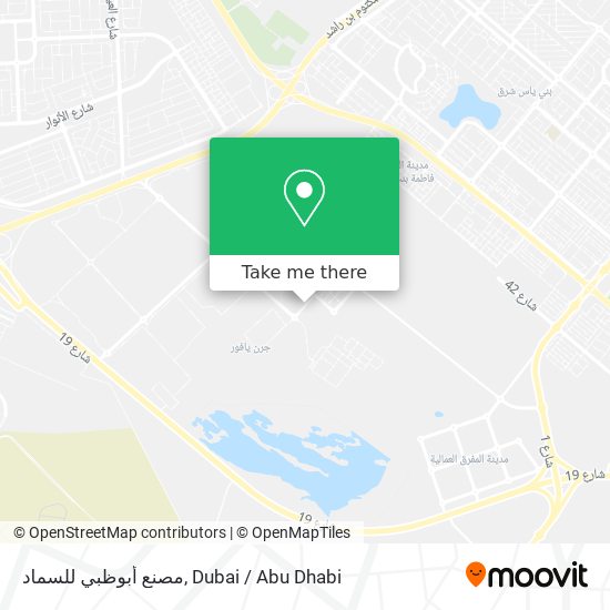 مصنع أبوظبي للسماد map