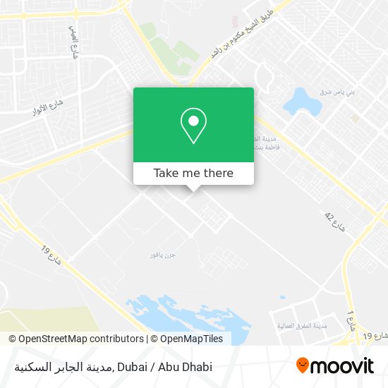 مدينة الجابر السكنية map