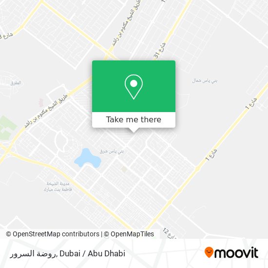 روضة السرور map