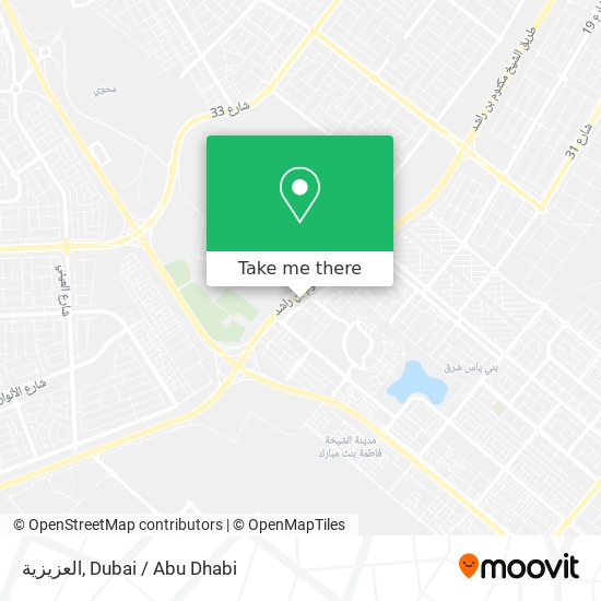 العزيزية map