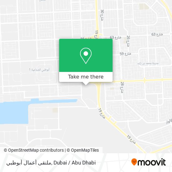 ملتقى أعمال أبوظبي map