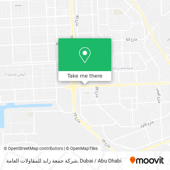 شركة جمعة زايد للمقاولات العامة map