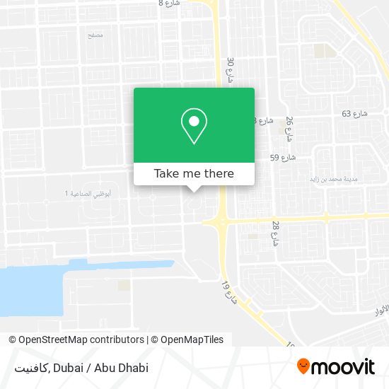 كافنيت map