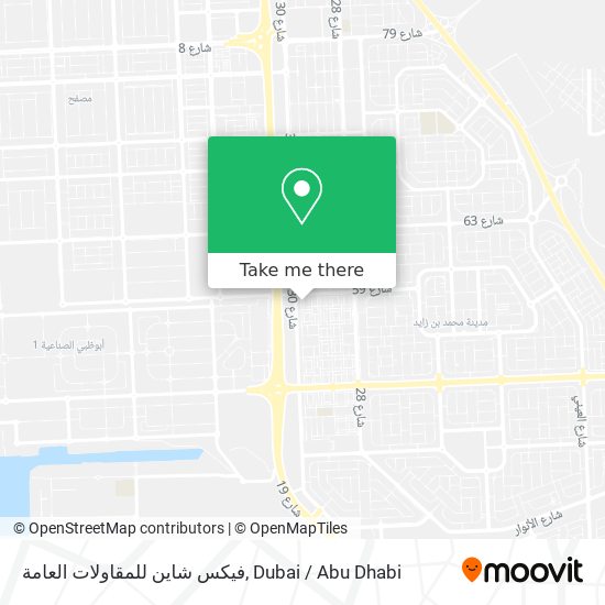 فيكس شاين للمقاولات العامة map