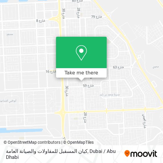 كيان المسقبل للمقاولات والصيانة العامة map