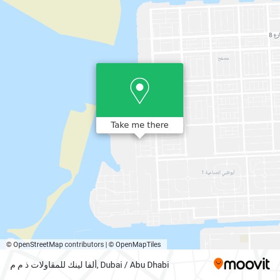 ألفا لينك للمقاولات ذ م م map