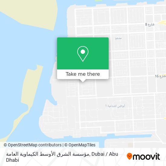 مؤسسة الشرق الأوسط الكيماوية العامة map