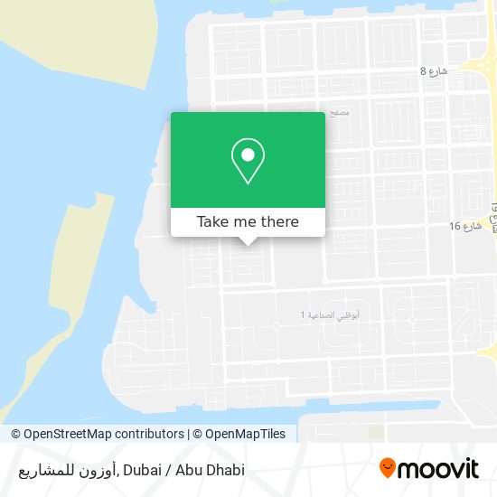 أوزون للمشاريع map