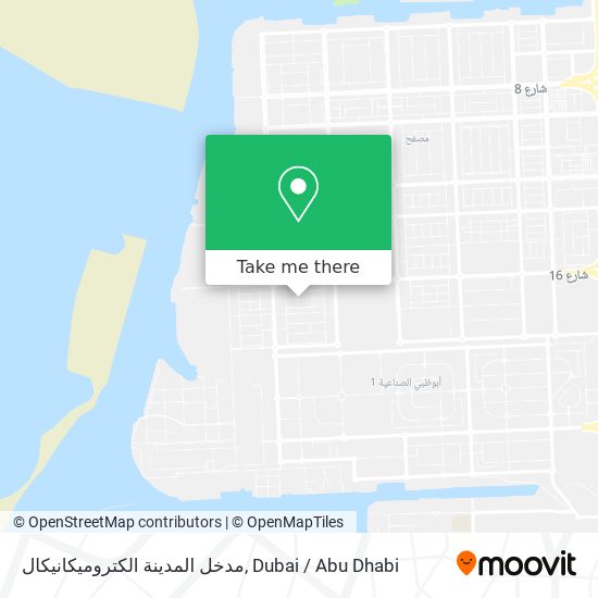 مدخل المدينة الكتروميكانيكال map