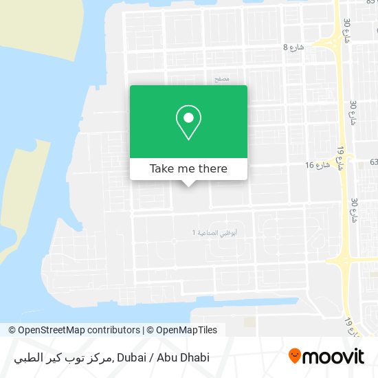 مركز توب كير الطبي map