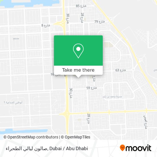 صالون ليالي الطحراء map