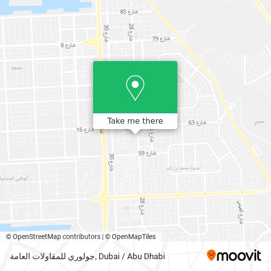 جولوري للمقاولات العامة map