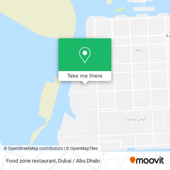 Food zone restaurant map