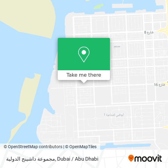 مجموعة داشينج الدولية map