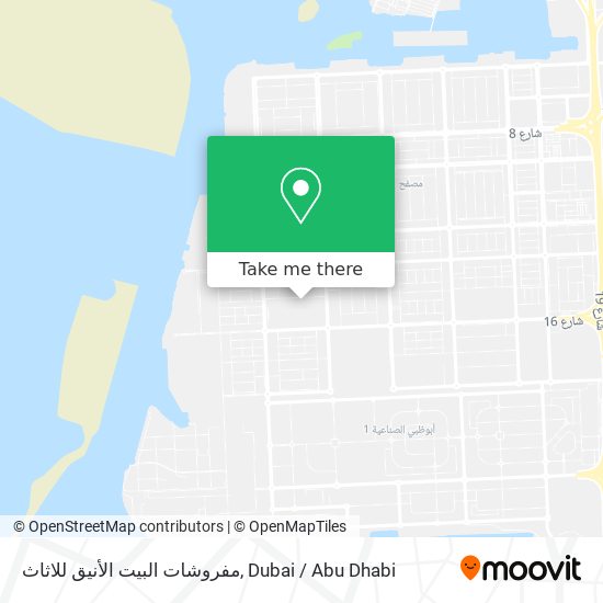 مفروشات البيت الأنيق للاثاث map