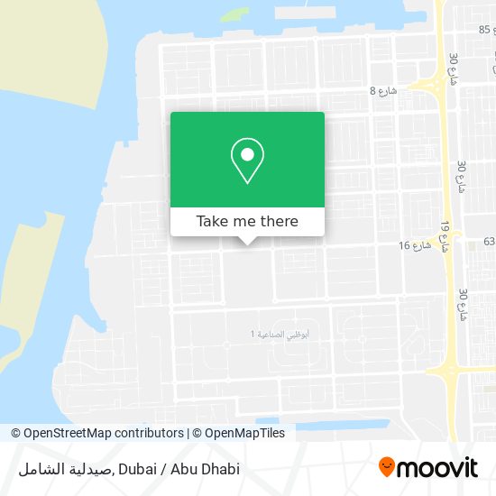 صيدلية الشامل map