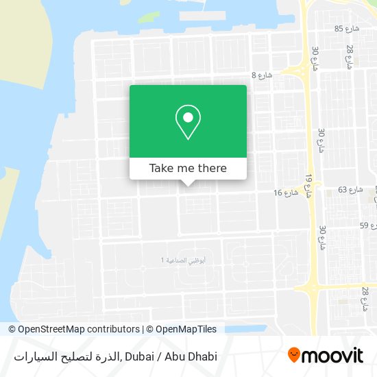 الذرة لتصليح السيارات map