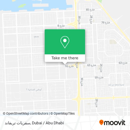 سفريات تريفاند map