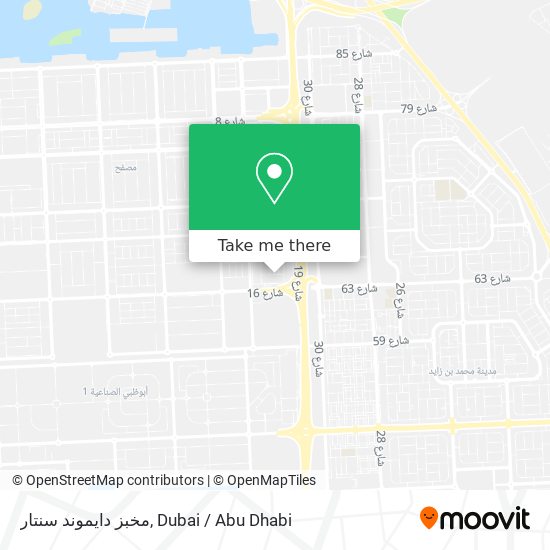 مخبز دايموند سنتار map