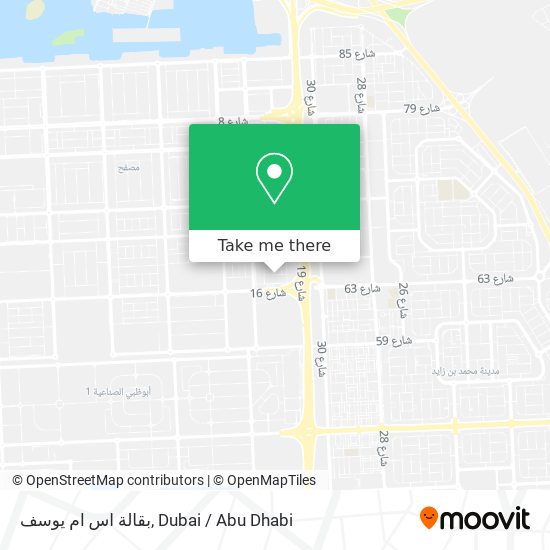 بقالة اس ام يوسف map