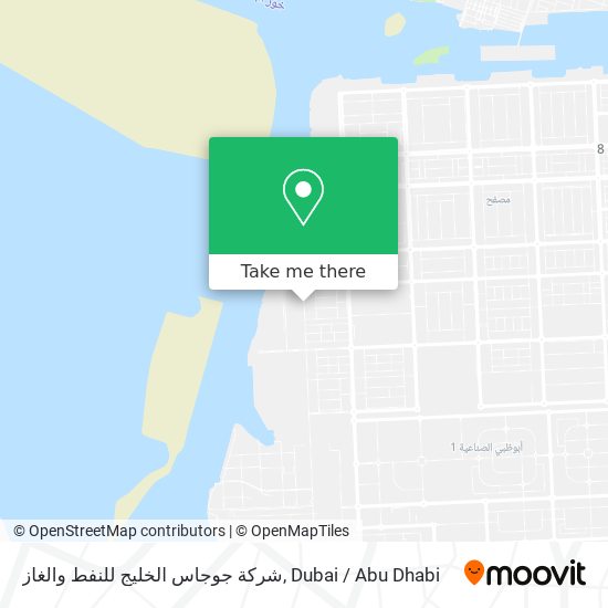شركة جوجاس الخليج للنفط والغاز map