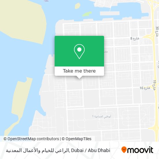 الراعي للخيام والأعمال المعدنية map