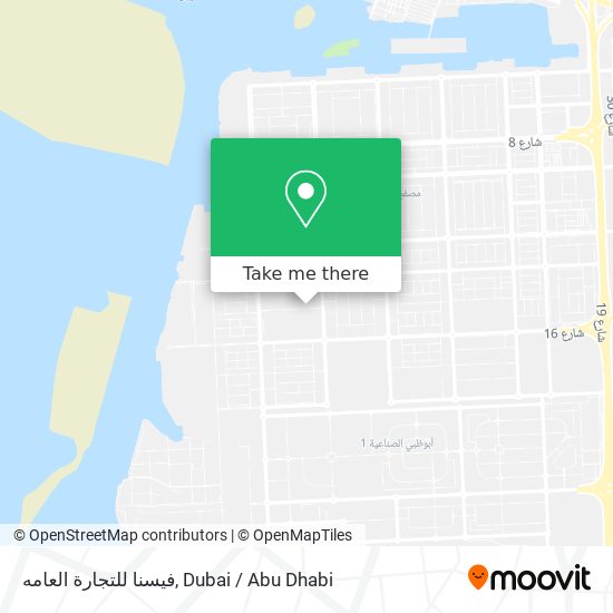 فيسنا للتجارة العامه map