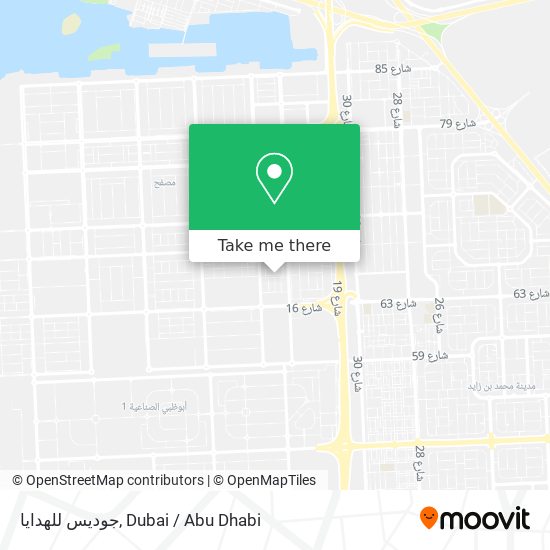 جوديس للهدايا map