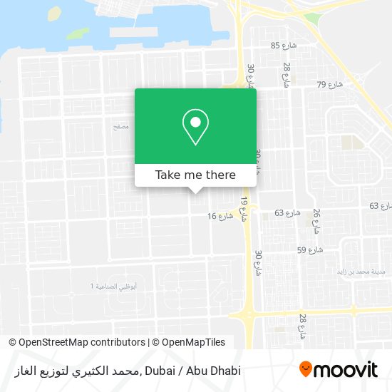 محمد الكثيري لتوزيع الغاز map