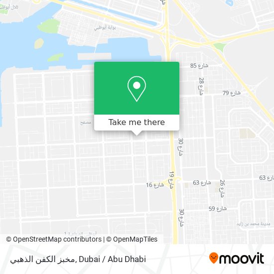 مخبز الكفن الذهبي map