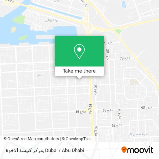 مركز كنيسة الاخوة map