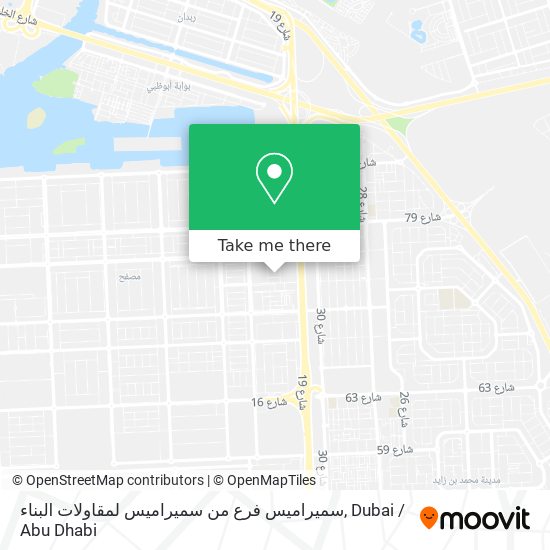 سميراميس فرع من سميراميس لمقاولات البناء map