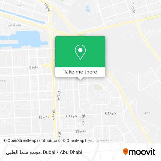 مجمع سما الطبي map