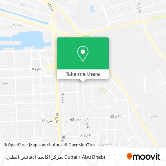 مركز اكاسيا ادفانس الطبي map