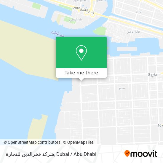 شركة فخرالدين للتجارة map