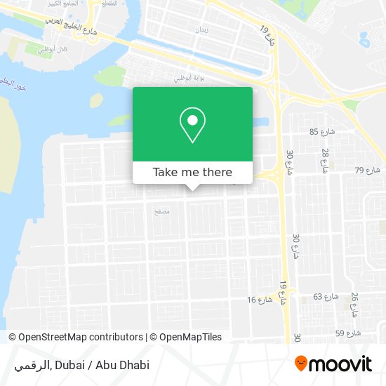 الرقمي map