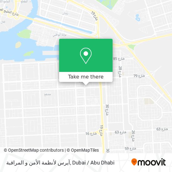 آيرس لأنظمة الأمن و المراقبة map