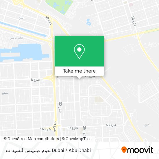 هوم فيتنيىس للسيدات map