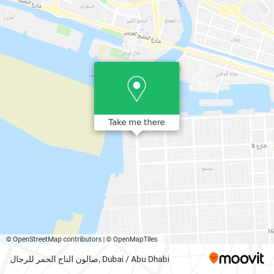 صالون التاج الحمر للرجال map