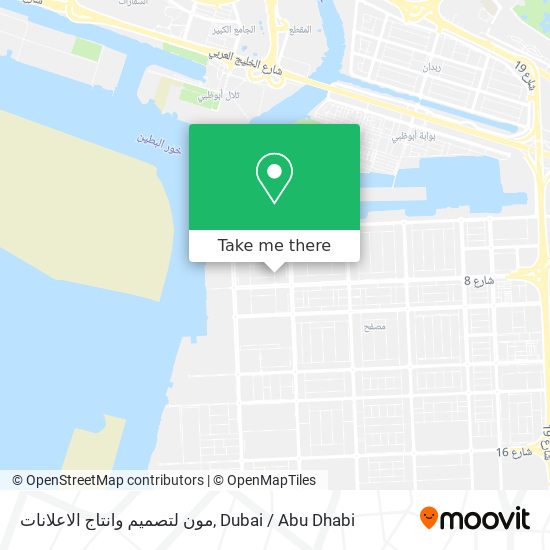 مون لتصميم وانتاج الاعلانات map